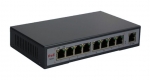 9-портовый Fast Ethernet PoE коммутатор P1008